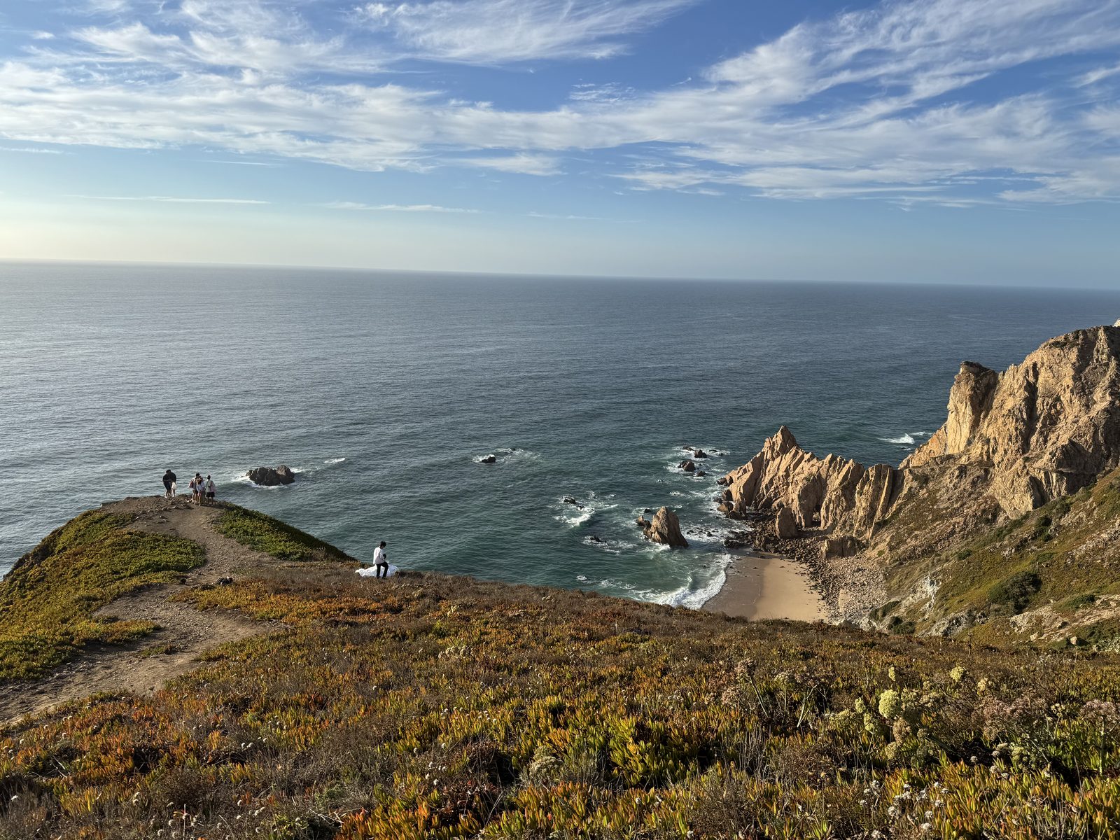 Klify Cabo da Roca nad oceanem